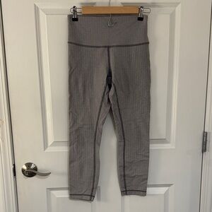 Lululemon Athletica Charcoal High-Waisted Leggings